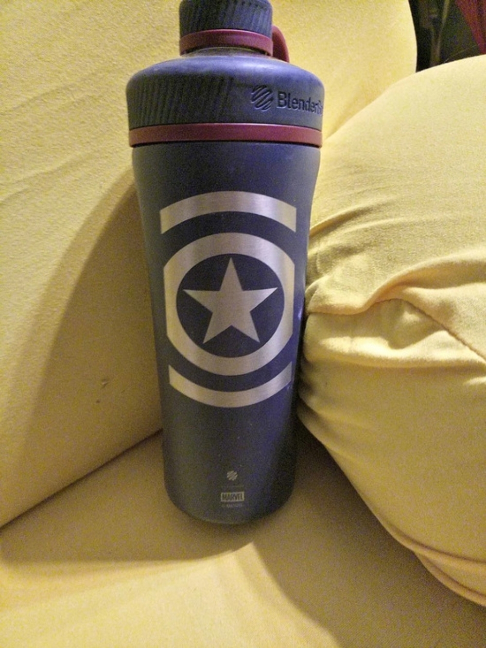 BlenderBottle Marvel Radian Insulated Stainless Steel Shaker Bottle - Captain